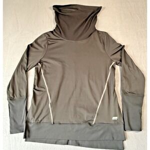 Marika Turtleneck Sweatshirt‎ Activewear black  Women's Size Small
